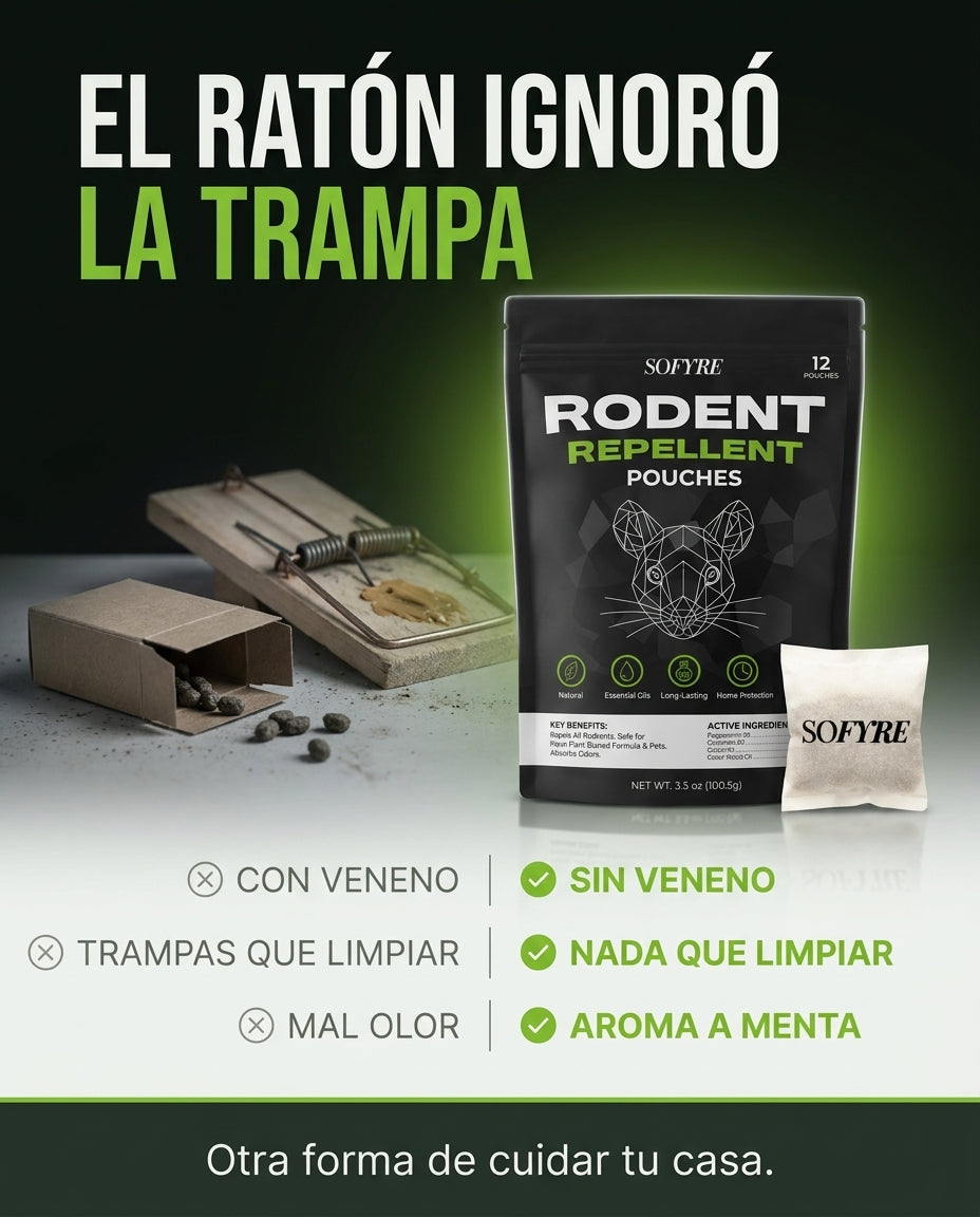 SoFyre Repelente de Roedores — 12 Sobres