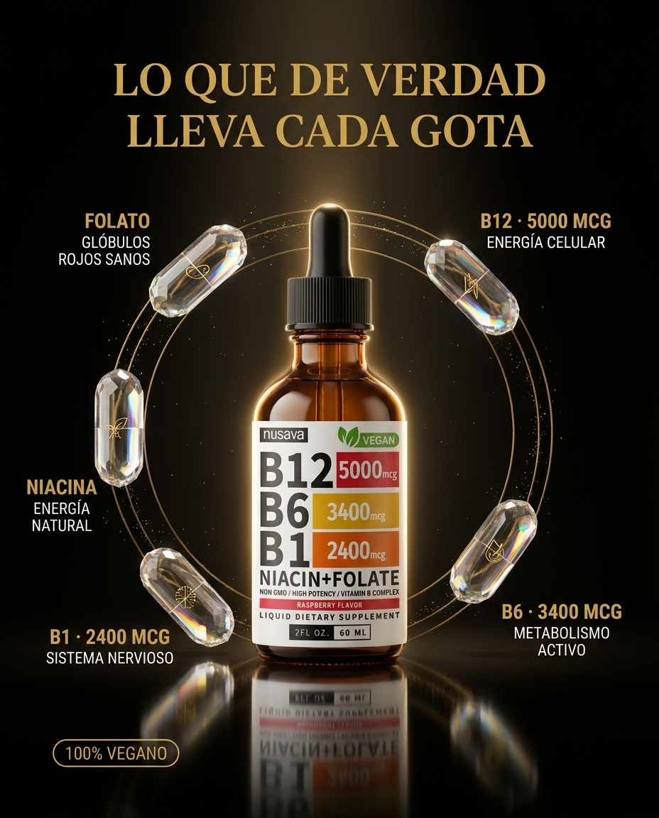 2x1 B12 Sublingual Para Energía Inmediata