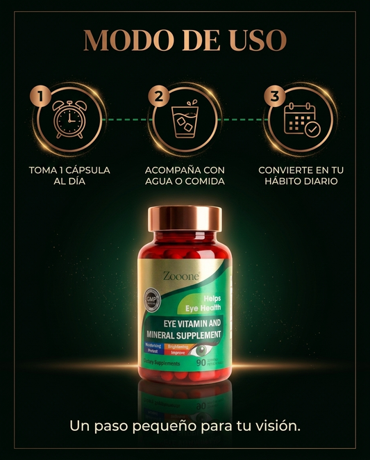 Zooone Vita Eyes – Vitamina para la Vista y Fatiga Visual