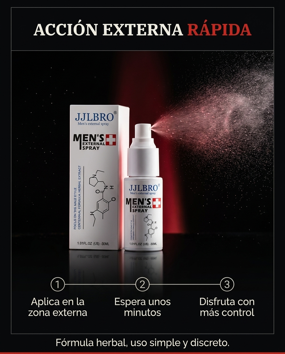 JJLBRO Spray Masculino para Mayor Duración