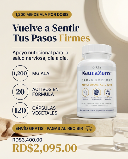 NeuraZenX — Apoyo para Noches sin Ardor ni Hormigueo