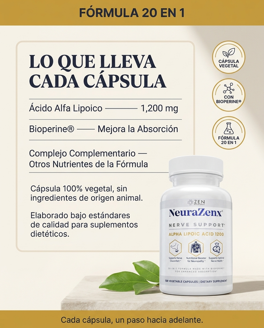 NeuraZenX — Apoyo para Noches sin Ardor ni Hormigueo