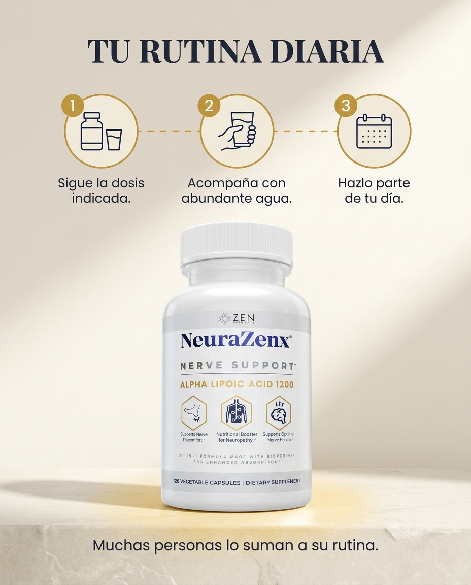 NeuraZenX — Apoyo para Noches sin Ardor ni Hormigueo