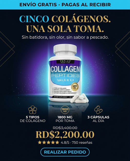 Toplux Colágeno Completo para Después de los 40