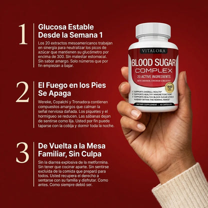 Vitals™: El Complejo de 20 Hierbas Para La Glucosa