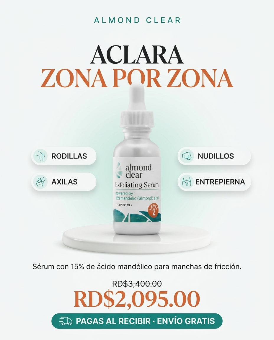 Almond Clear - Serum Aclarador de Zonas Oscuras