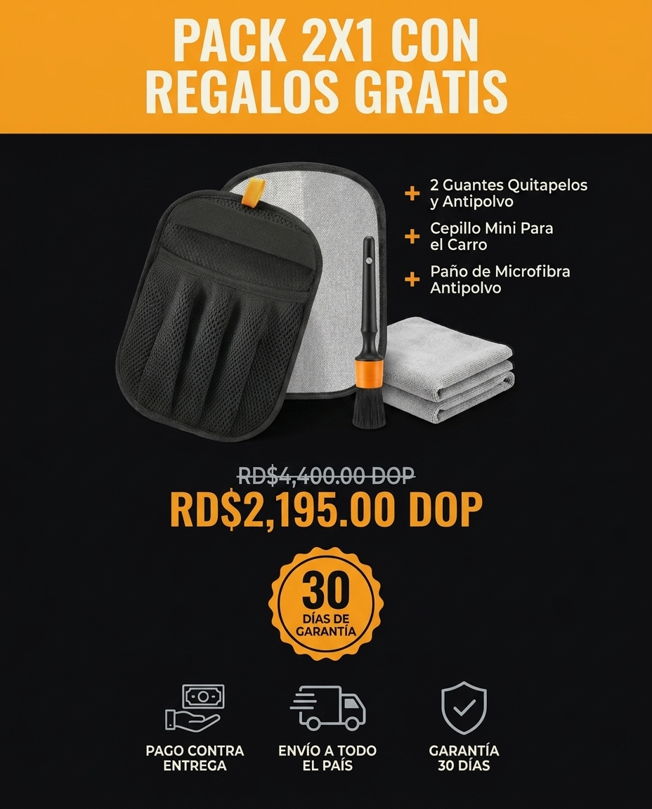 2x1 SuperGuante Quitapelos y Antipolvo