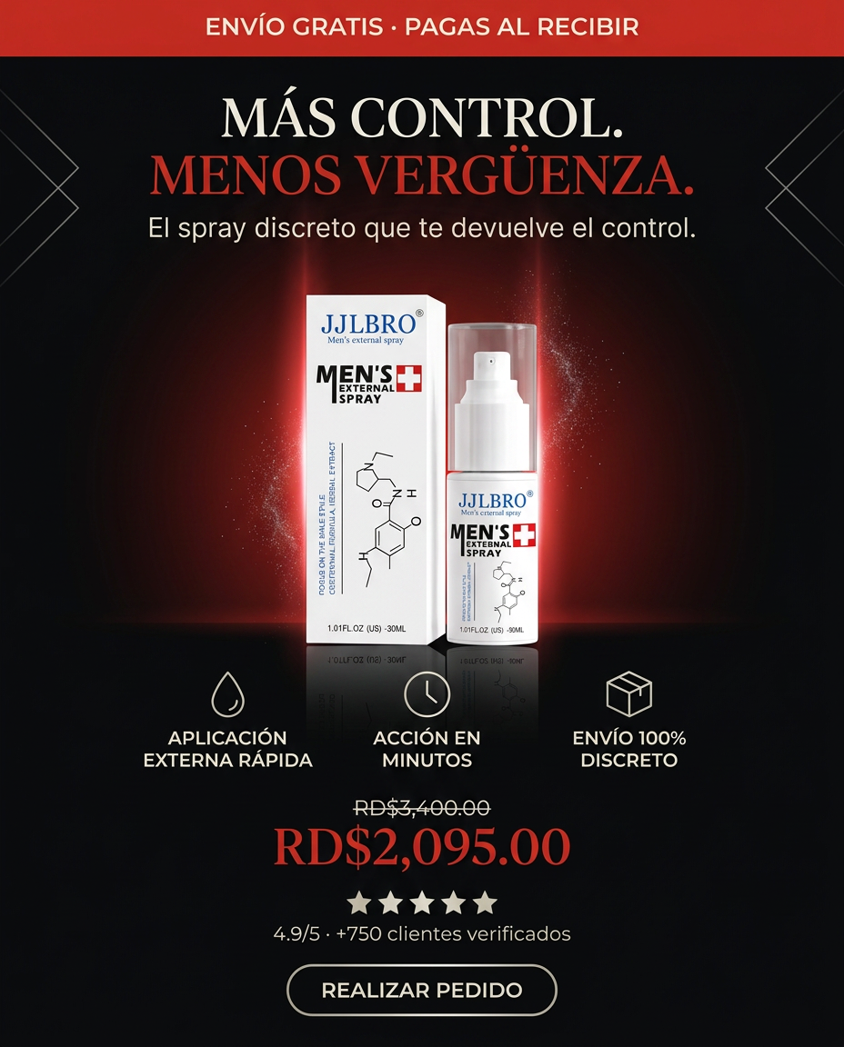 JJLBRO Spray Masculino para Mayor Duración