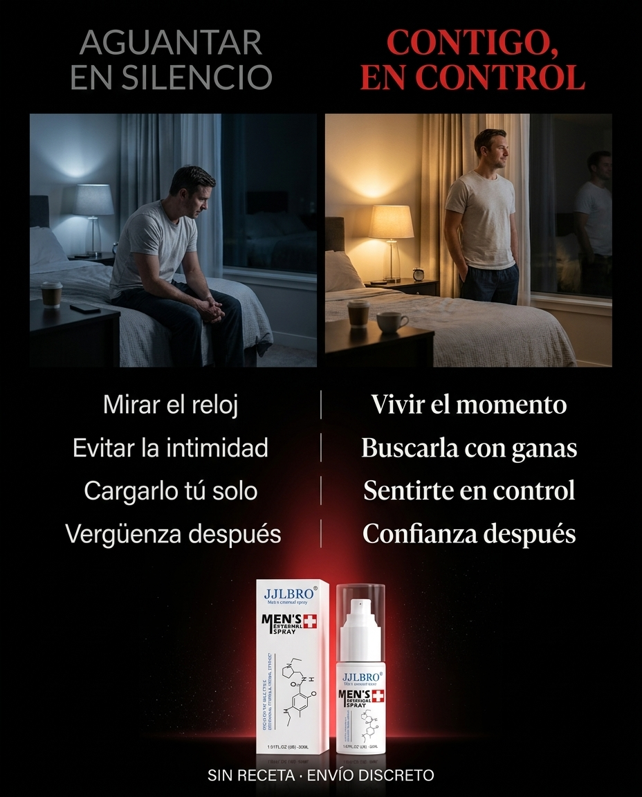 JJLBRO Spray Masculino para Mayor Duración