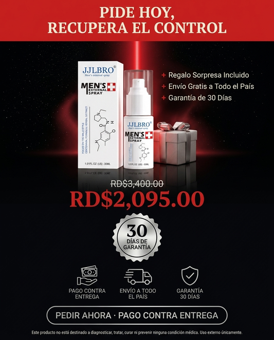 JJLBRO Spray Masculino para Mayor Duración