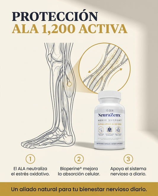 NeuraZenX — Apoyo para Noches sin Ardor ni Hormigueo
