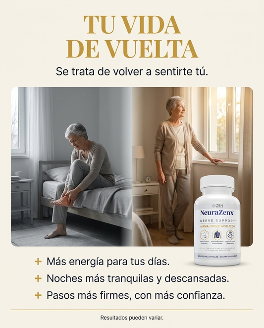 NeuraZenX — Apoyo para Noches sin Ardor ni Hormigueo