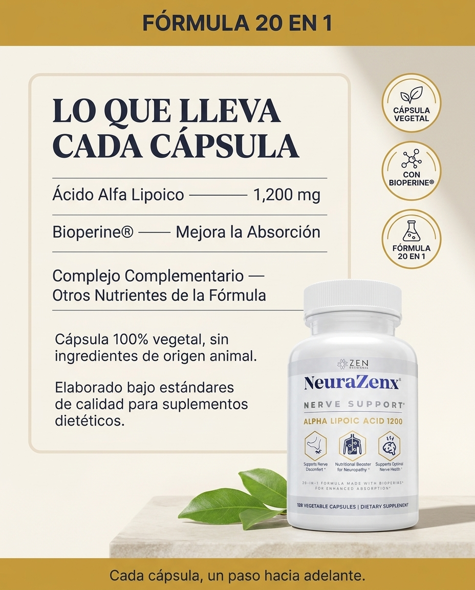 NeuraZenX — Apoyo para Noches sin Ardor ni Hormigueo