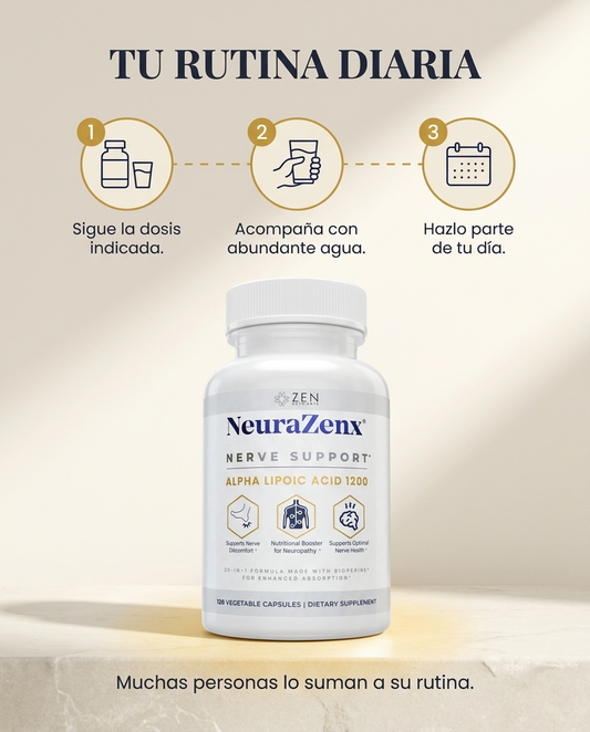 NeuraZenX — Apoyo para Noches sin Ardor ni Hormigueo