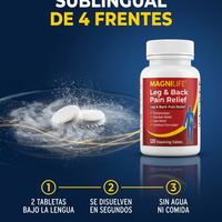 MagniLife Sublingual 4 — 4 activos que se disuelven bajo la lengua · 125 tabletas