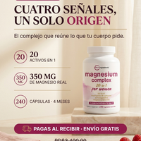 Magnesium Complex: Energía, Sueño y Digestión en Equilibrio