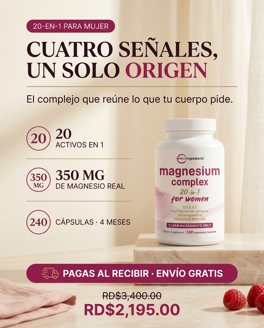 Magnesium Complex: Energía, Sueño y Digestión en Equilibrio