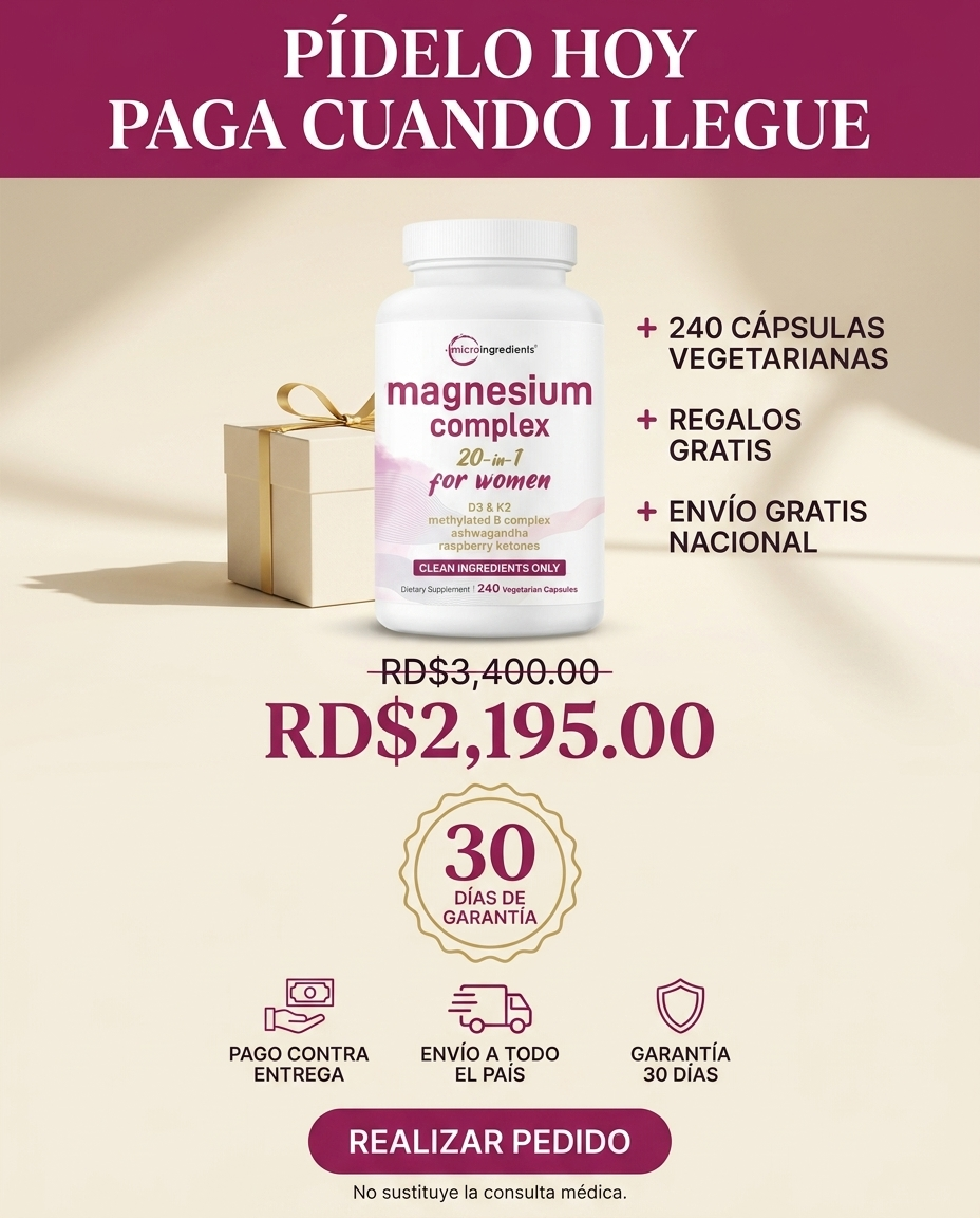 Magnesium Complex: Energía, Sueño y Digestión en Equilibrio