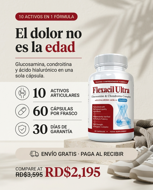 Flexacil Ultra — Lubricación Articular Diaria