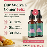2x1 Soporte Intestinal Natural para Niños